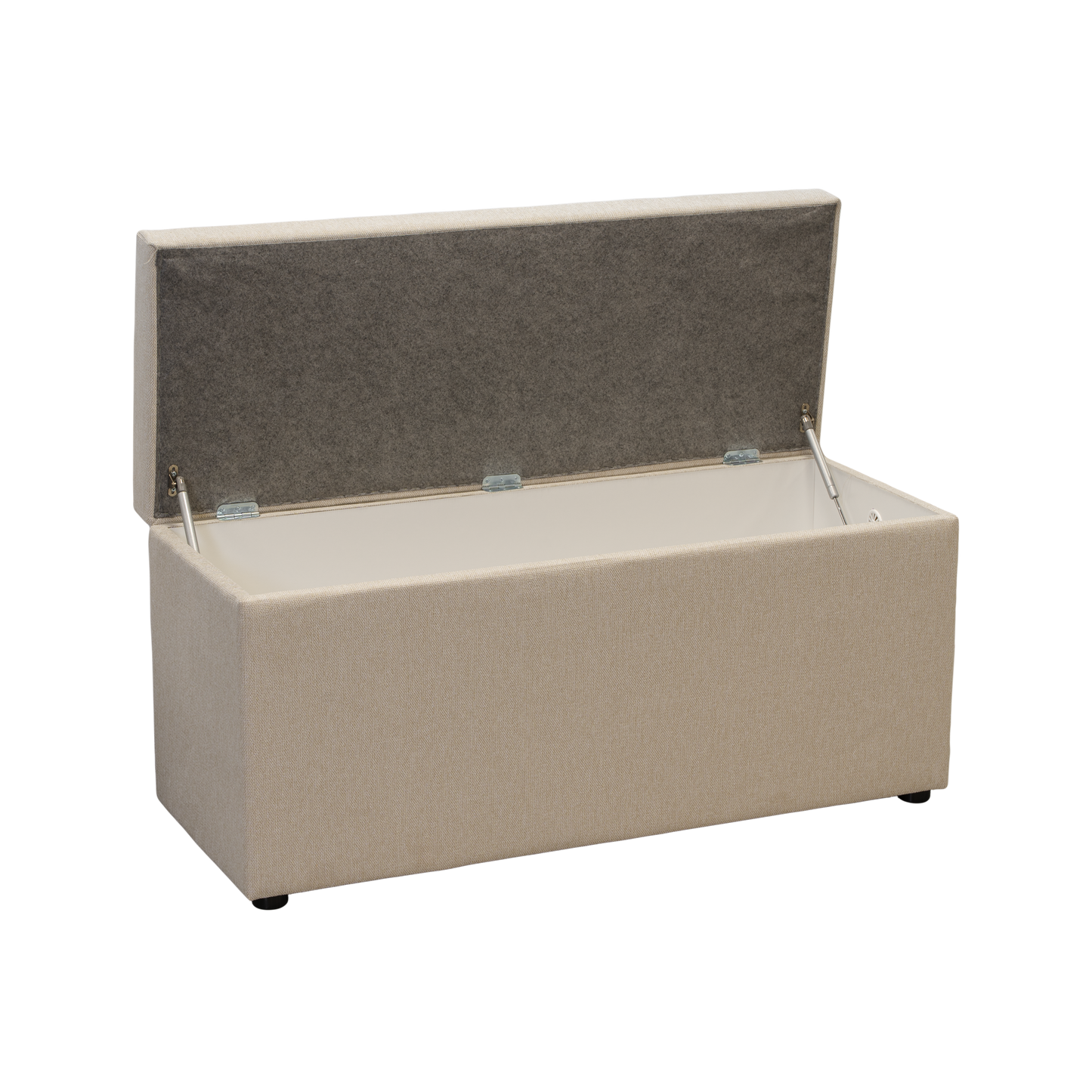 Storage box Roma without buttons 111 l.beige 110x50x41