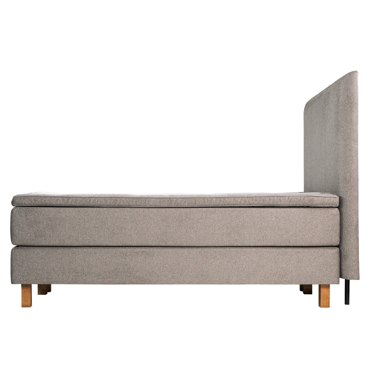 Continental bed Uni beige 180x200