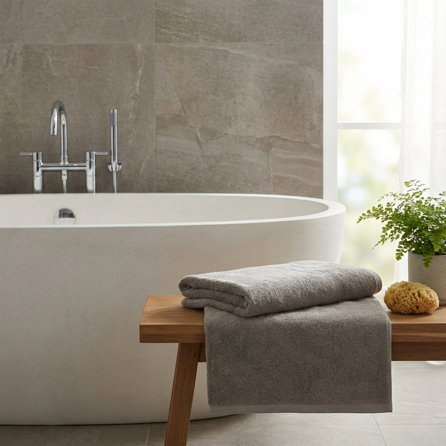 TERRY TOWEL 100X180 EGYPTION COTTON GSM 800 LIGHT GREY