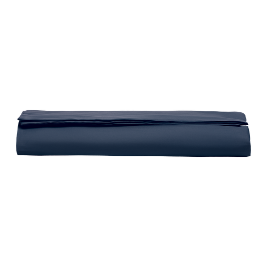 PHB Silky Satin Fitted Sheet Blue 160x200x25