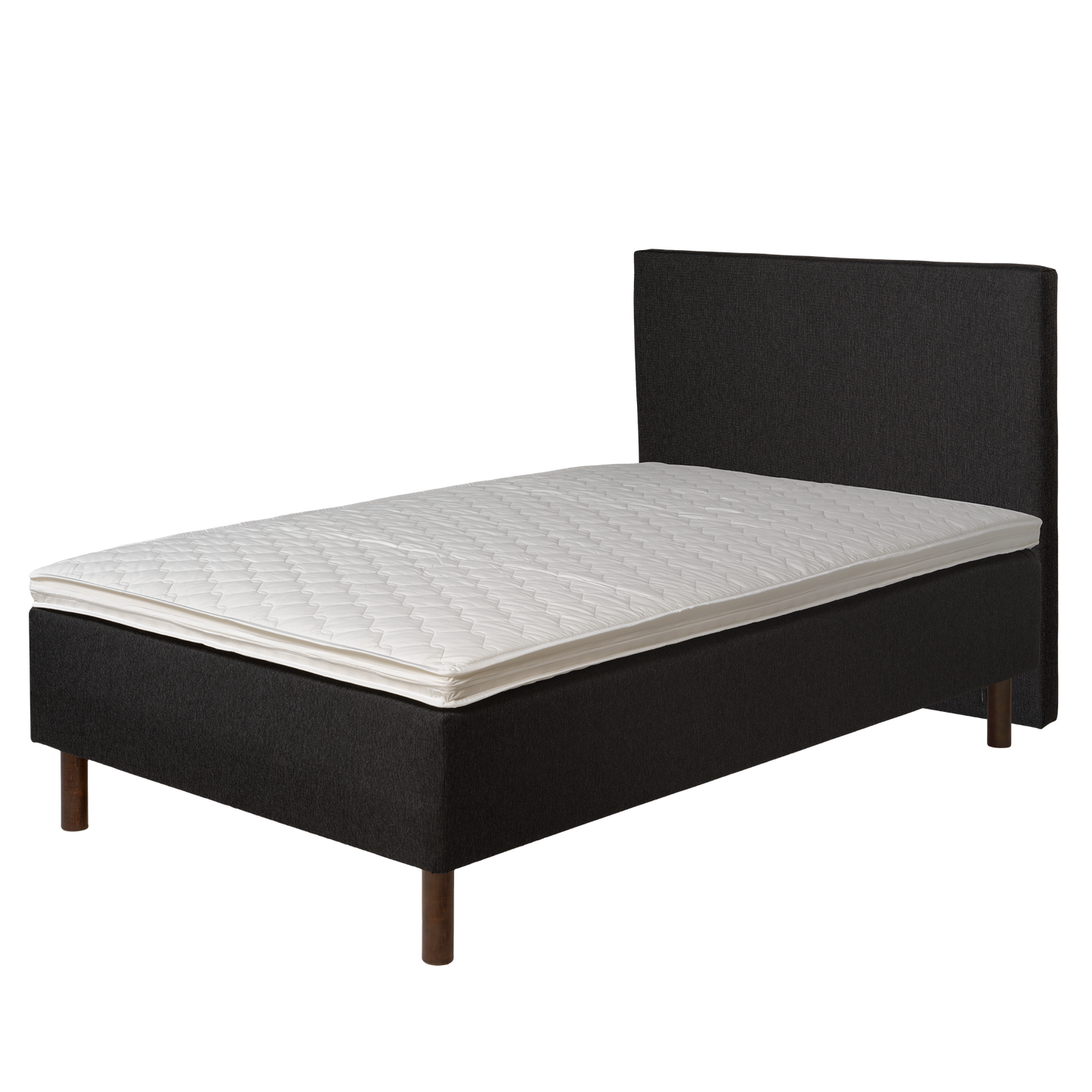 Frame bed Rahu 120x200 grey with headboard