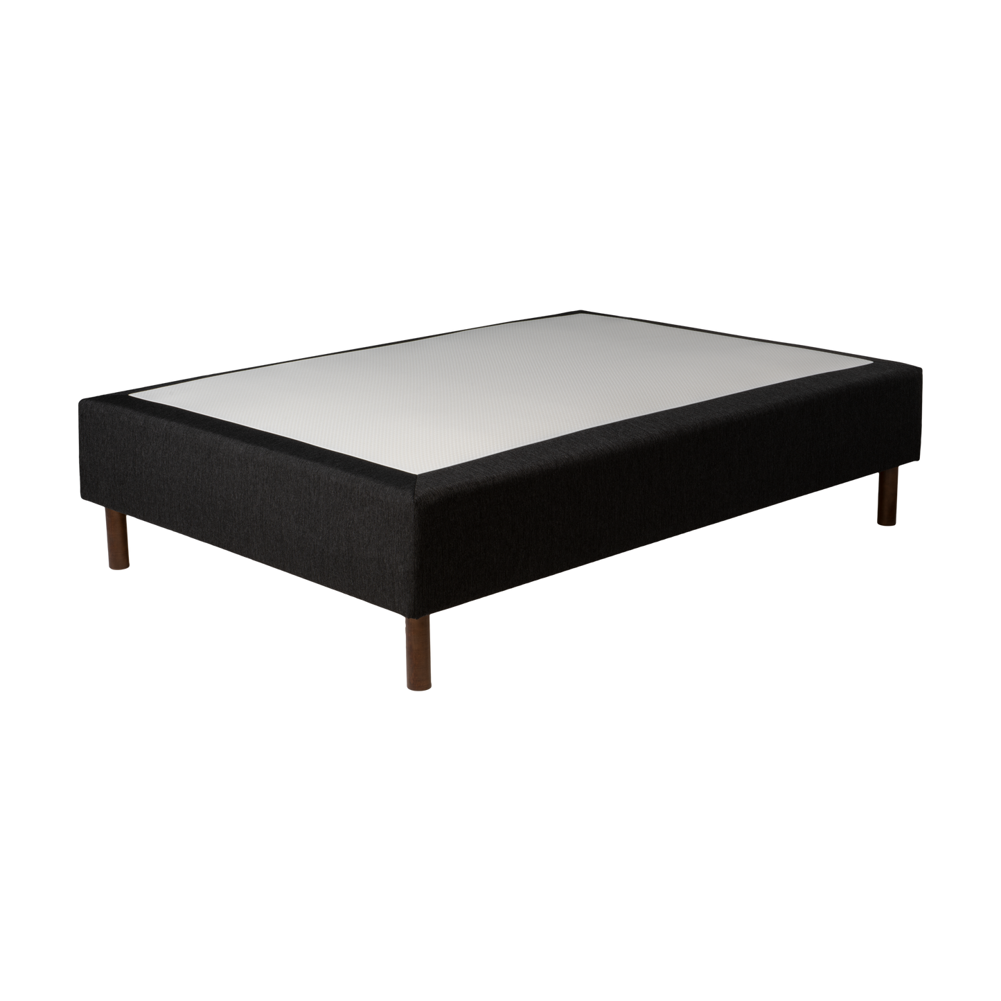 Frame bed Rahu 140x200 grey with headboard