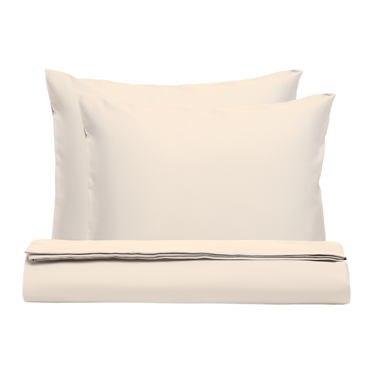 PHB Silky Satin siidjas voodipesukomplekt Light Cream 200x220/50x60x2