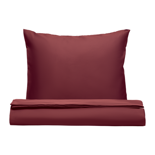 PHB Silky Satin Bedding Set Ruby Wine 150x210/50x60