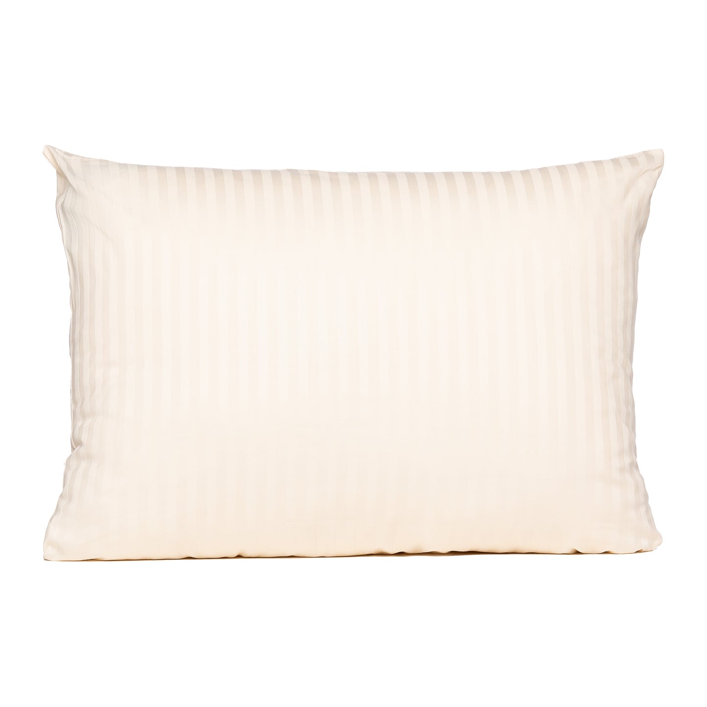 PHB Silky Satin Pillowcase Striped Light Cream 50x70