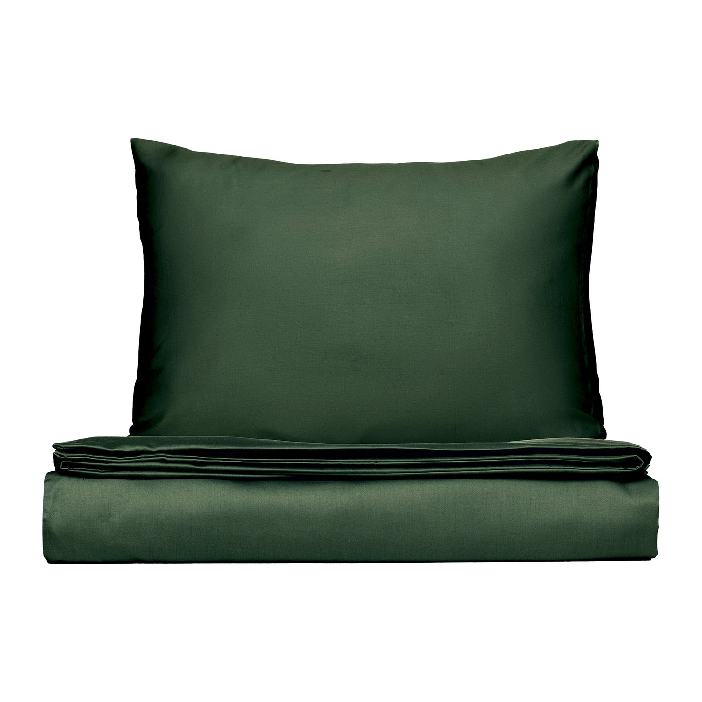 PHB Silky Satin Bedding set Dark Green 150x210/50x60