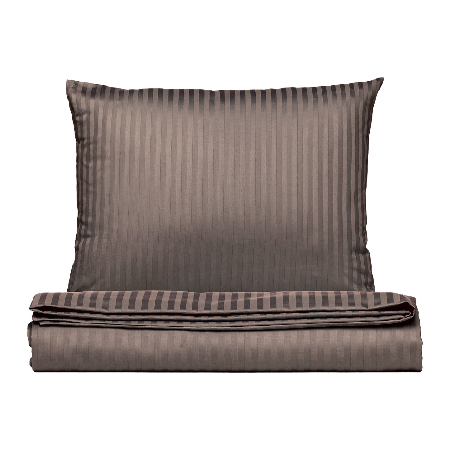 PHB Silky Satin patalynės komplektas Cacao 150x210/50x60