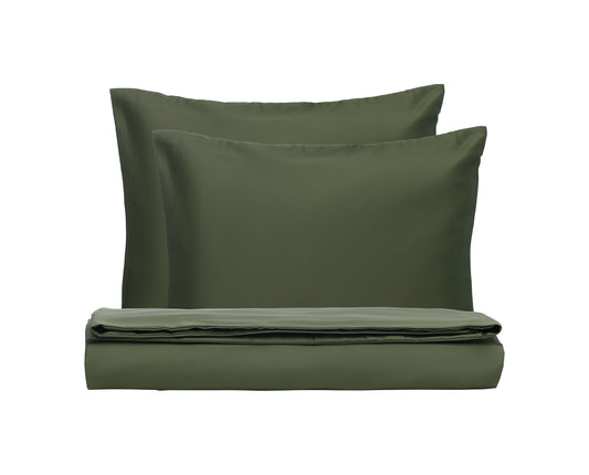 PHB Silky Satin patalynės komplektas Moss Green 200x220/50x60x2