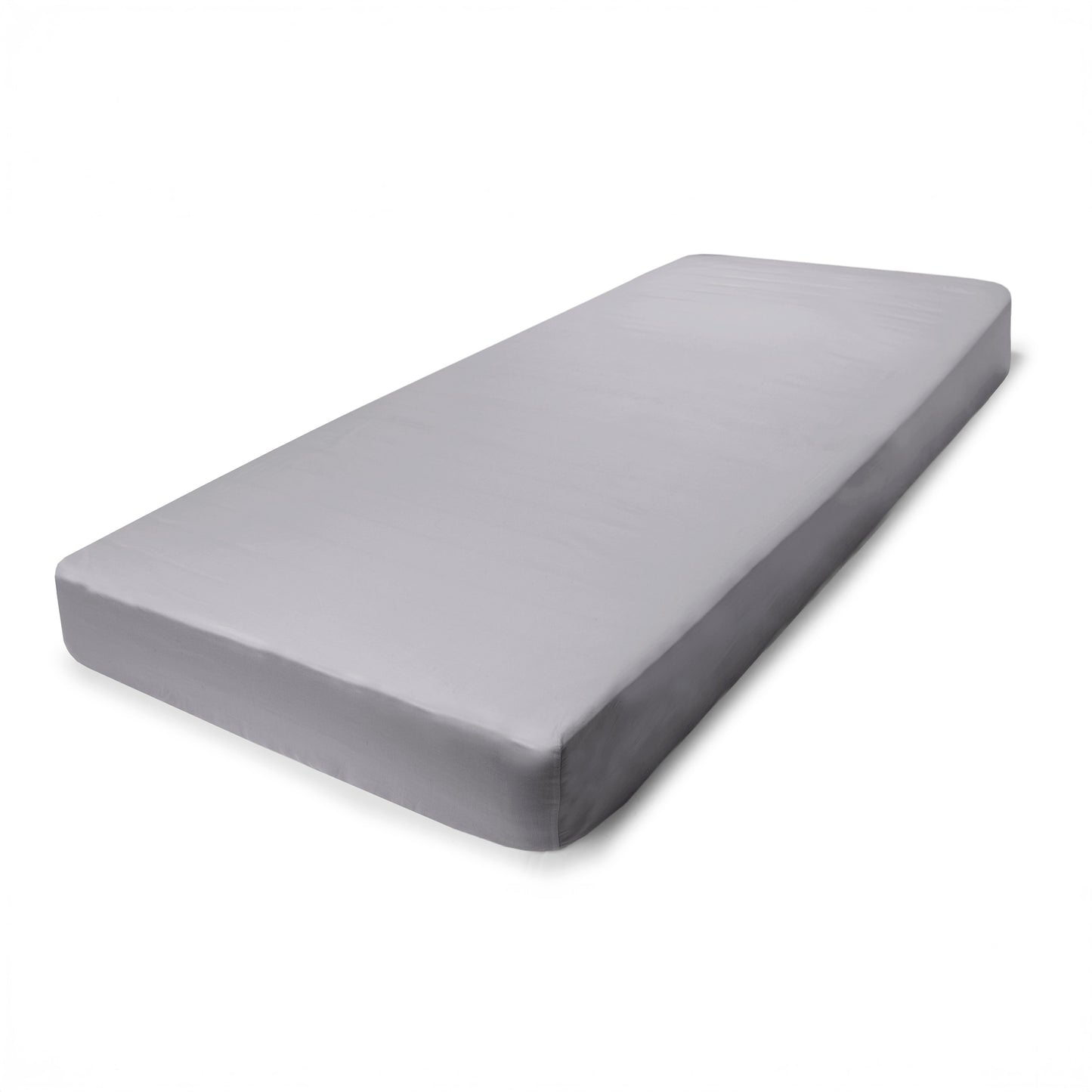 PHB Silky Satin kummiga voodilina Light Grey 140x200x25