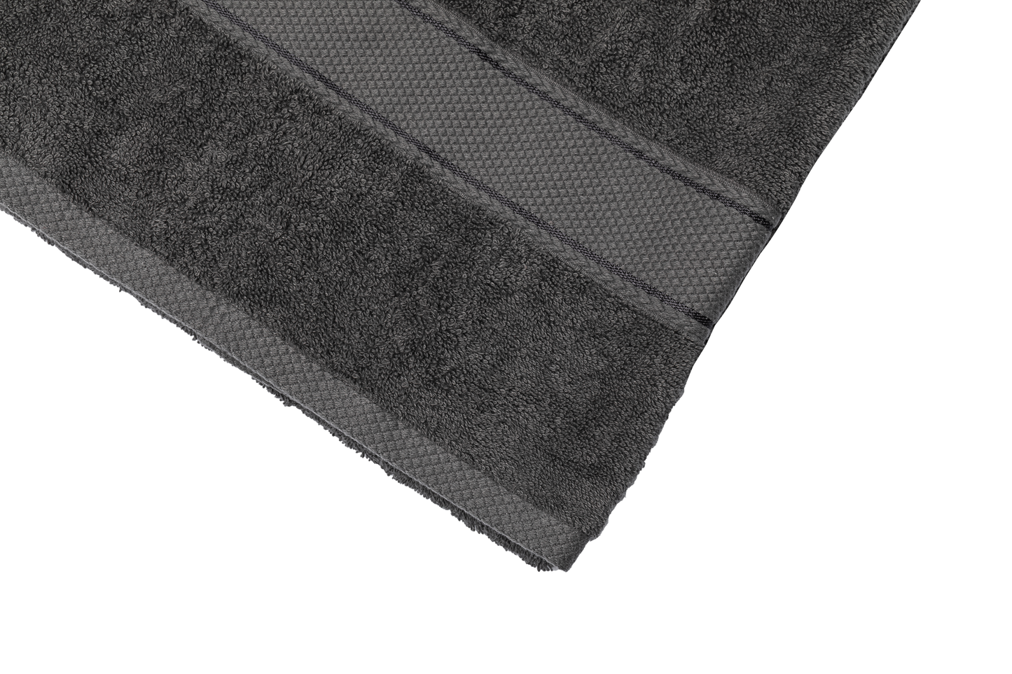 TERRY TOWEL 70X140 100% COTTON GSM 600 DARK GREY