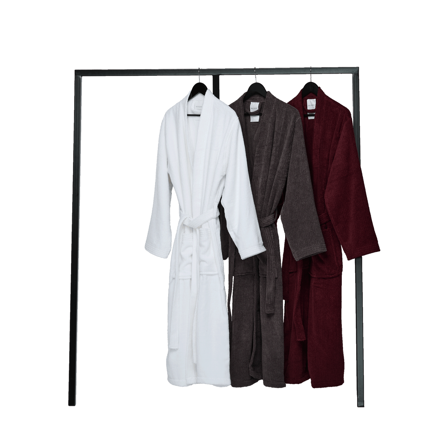 Halāts M/L 100% kokvilna, bordo sarkans