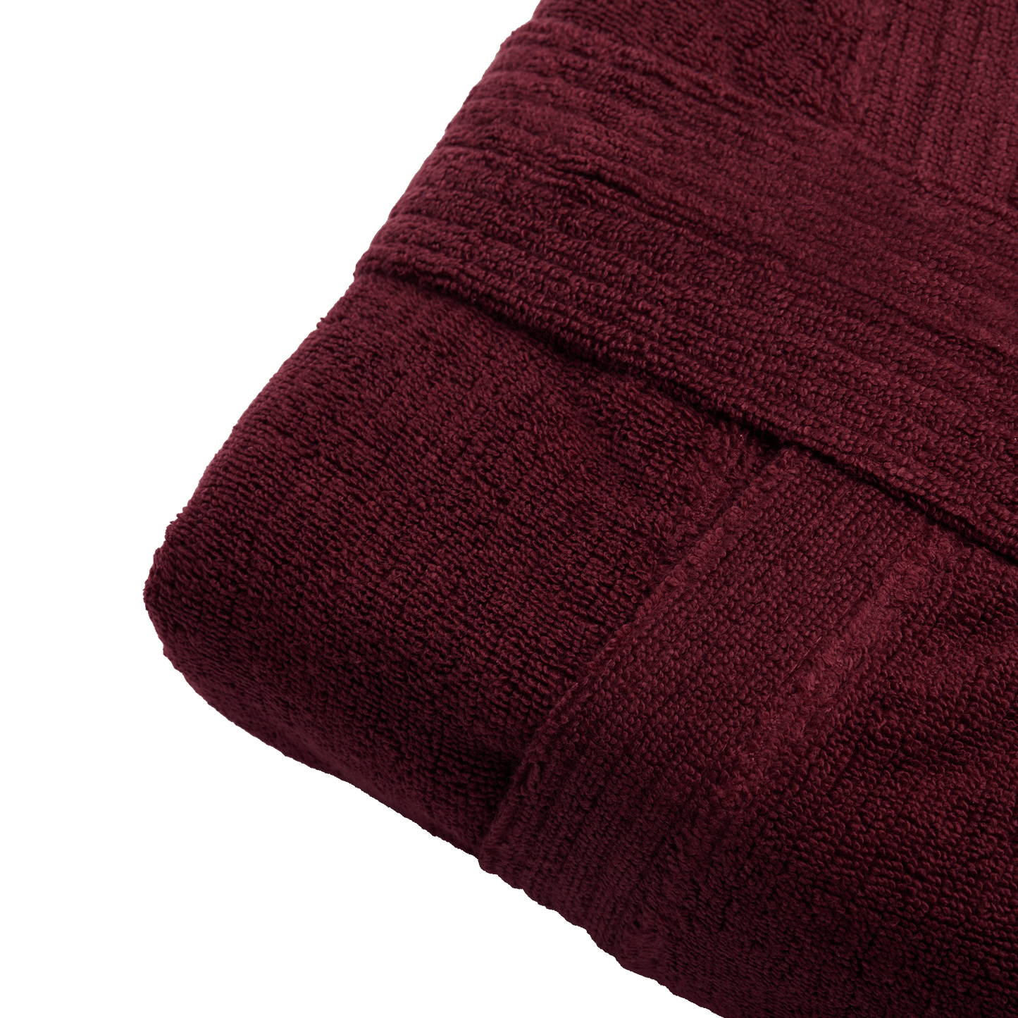 Bathrobe XS/S, 100% cotton, bordeaux red