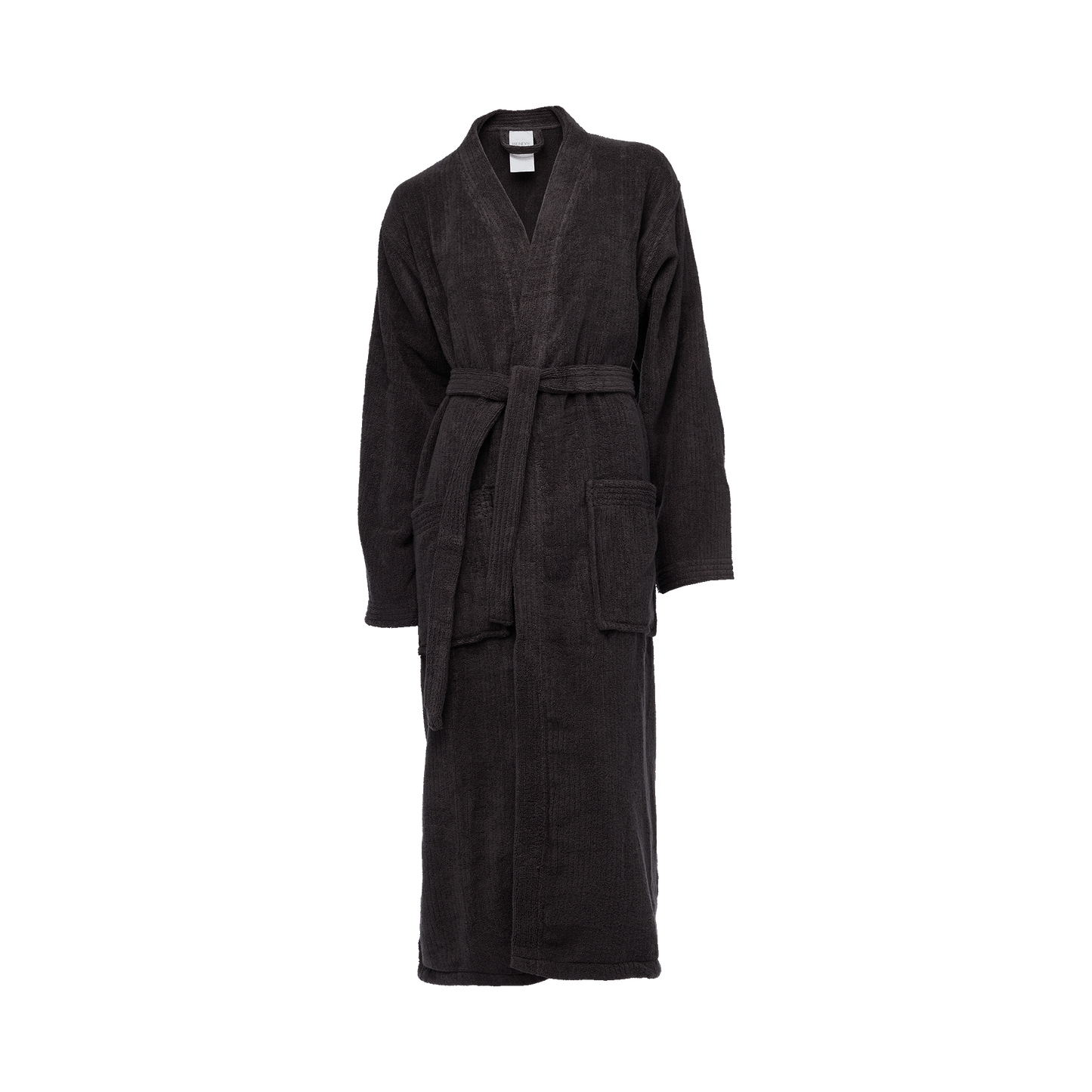 Bathrobe XS/S, 100% cotton, grey