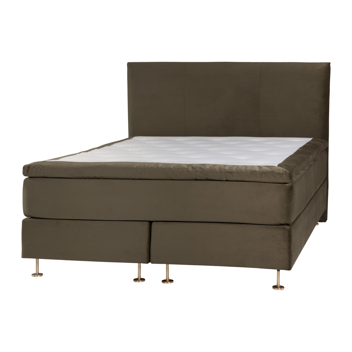 Continental bed olive 160x200